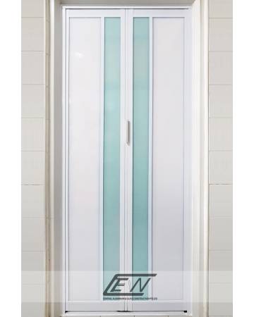 Aluminium Frame PVC Bi-Fold (Top & Bottom Track)