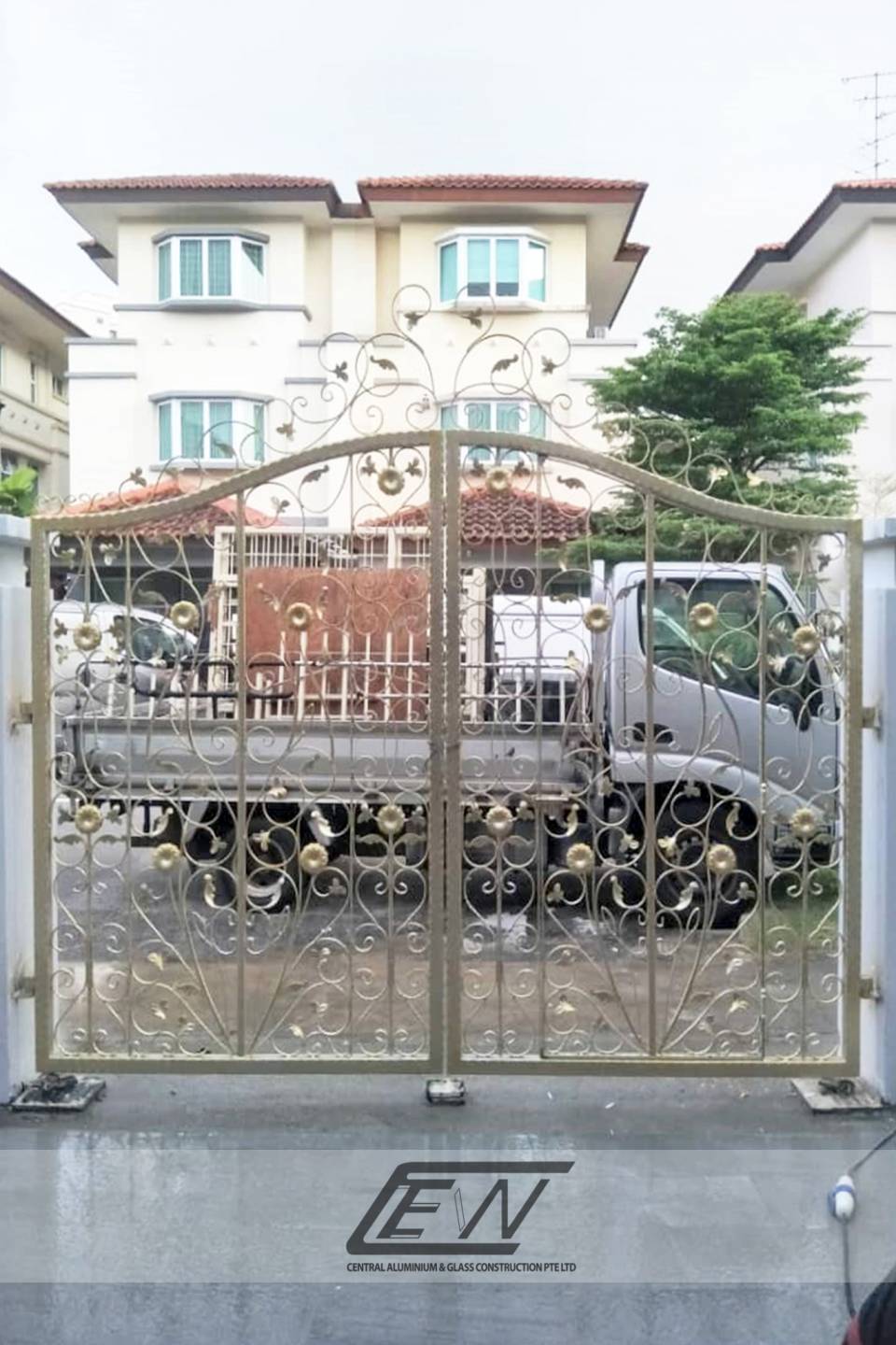 Mild Steel Swing Driveway Gates