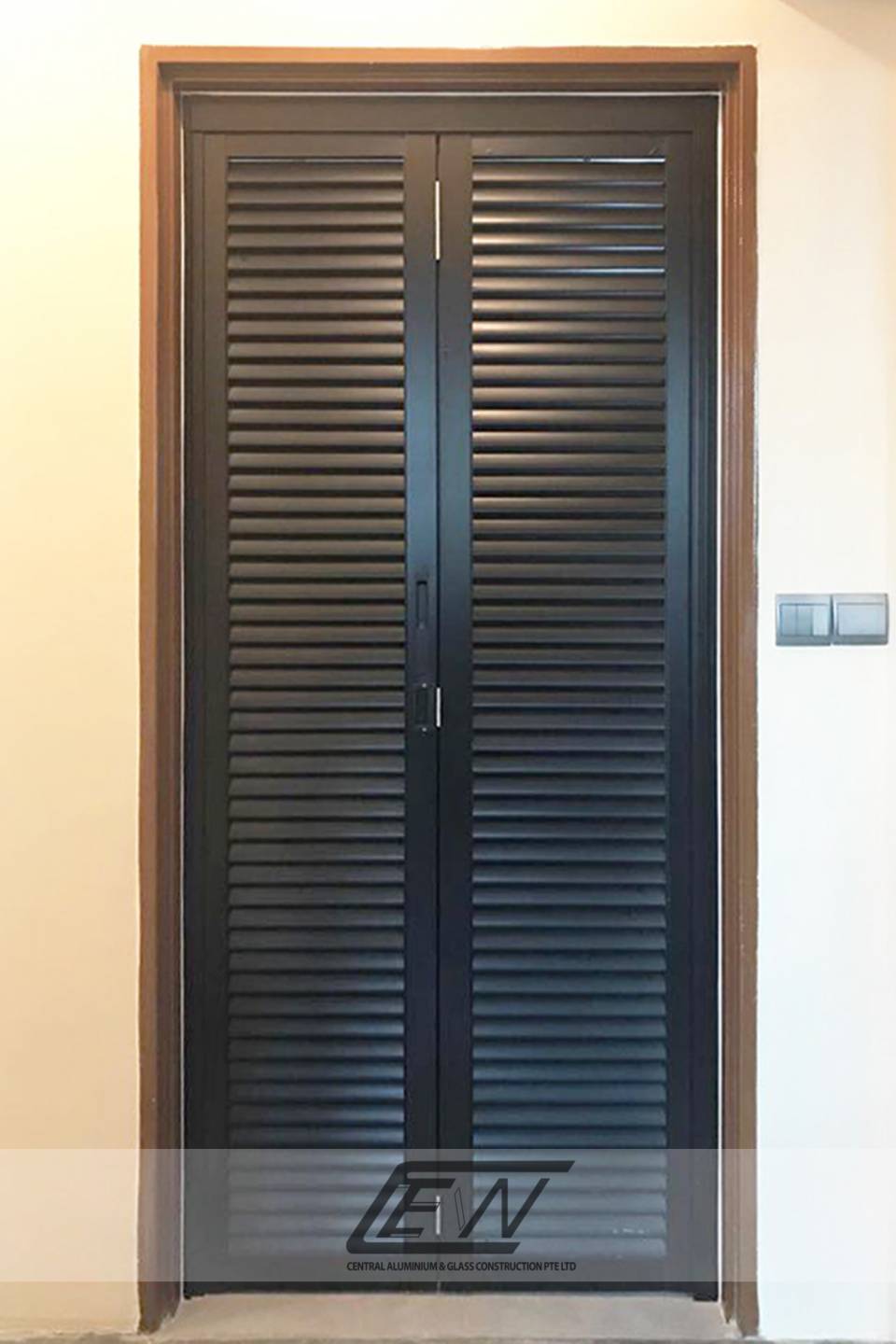 Louvre Bi-Fold Door